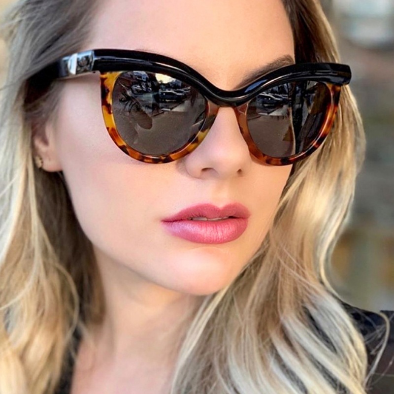 Lunettes œil de chat demi-montures tendance – Image 4