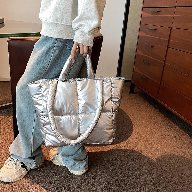 Sac à bandoulière en duvet de coton chic chic – Image 9