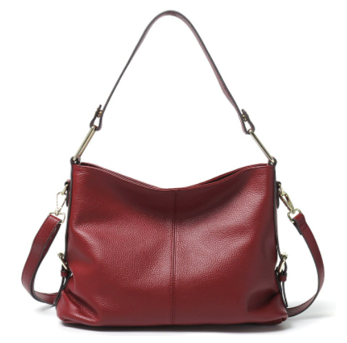 Sac à bandoulière en cuir véritable – Élégance et praticité au quotidien – Image 2