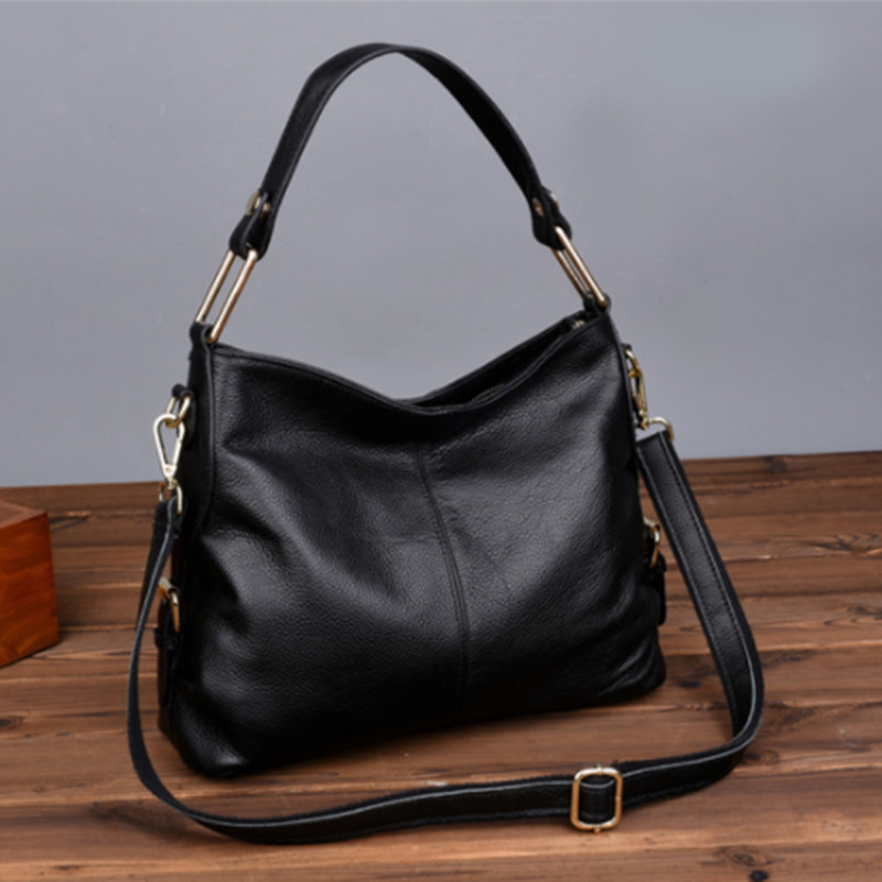 Sac à bandoulière en cuir véritable – Élégance et praticité au quotidien