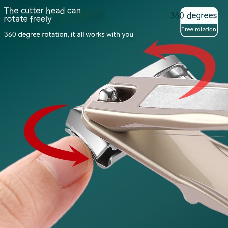Coupe-ongles rotatif à 360 degrés en acier inoxydable – Image 10
