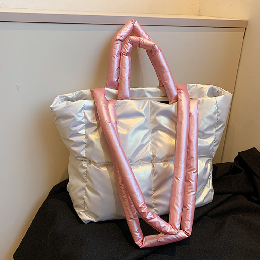 Sac à bandoulière en duvet de coton chic chic