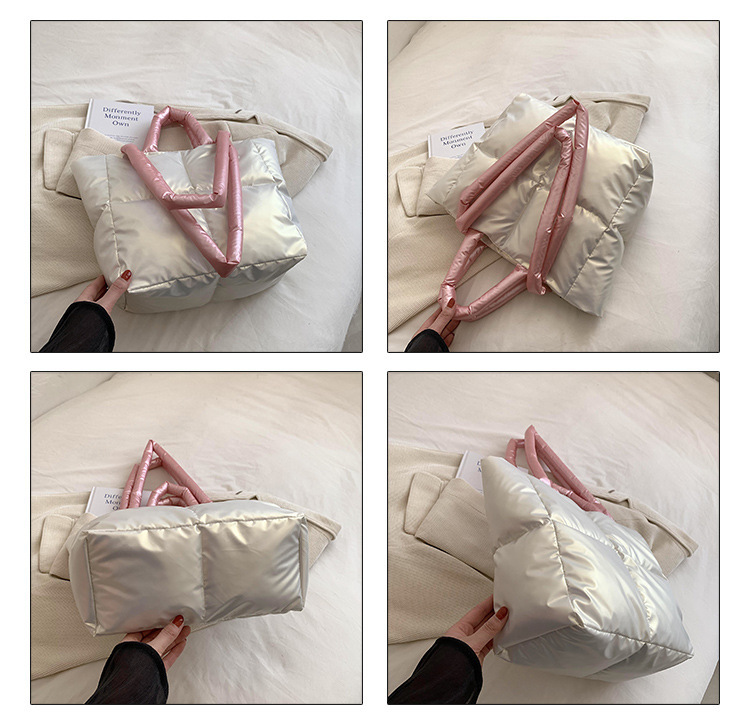 Sac à bandoulière en duvet de coton chic chic – Image 10