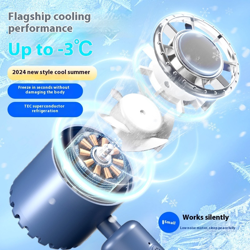 Petit ventilateur USB portatif rechargeable – Image 5