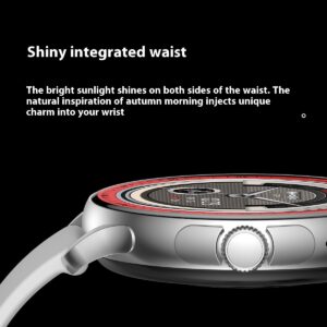 Montre de sport étanche avec appels intelligents, Bluetooth HK49, moniteur de sommeil, de fréquence cardiaque et de glycémie